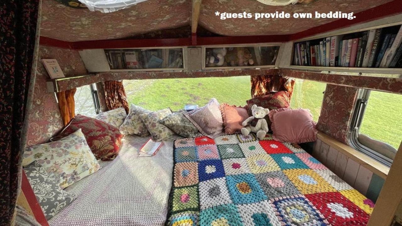 2 X Double Bed Glamping Wagon At Dalby Forest Scarborough Dış mekan fotoğraf